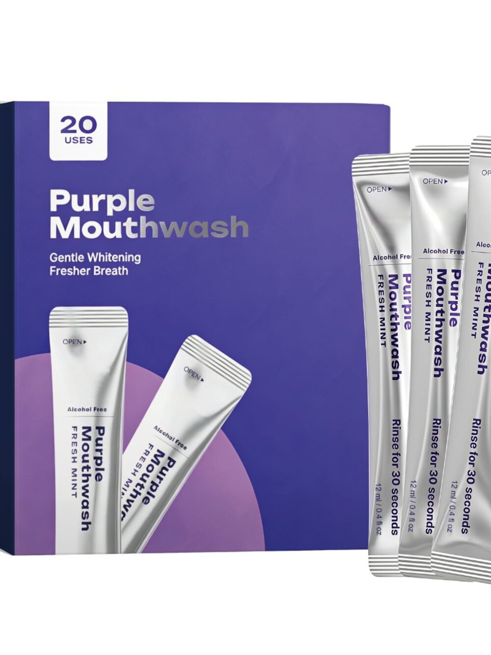 Mint Mouthwash 20-Piece – Gentle Cleansing